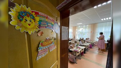 Учні в одному з прилуцьких ліцеїв Учні в одному з прилуцьких ліцеїв
