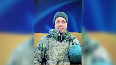 Полеглий військовий Олександр Гордей, з яким прощаються у Борівцях