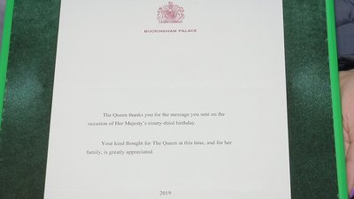 Дівчинка з Миколаєва отримала листа від Єлизавети ІІ