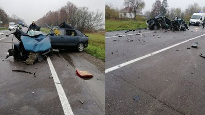 Рівненщина: легковик зіткнувся з вантажівкою. Двоє загиблих Рівненщина: легковик зіткнувся з вантажівкою. Двоє загиблих