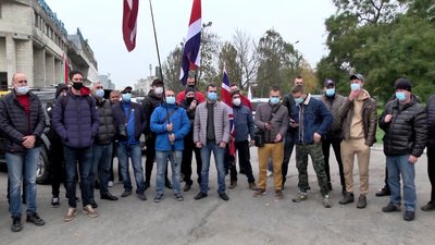 Херсонські моряки провели автопробіг-протест