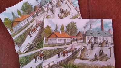 До Дня міста у Калуші випустили листівку зі зображенням ливарні дзвонів