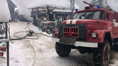 На Закарпатті сталася пожежа у ресторані