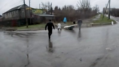 Евакуація пораненого у Костянтинівці