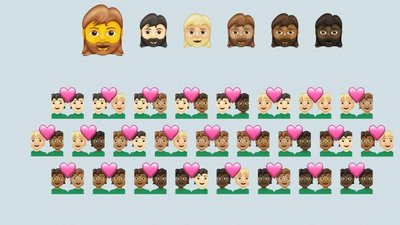 Бородата жінка та вусатий чоловік. Unicode представив емодзі-2021 Бородата жінка та вусатий чоловік. Unicode представив емодзі-2021
