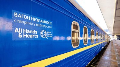Вагон незламності, Укрзалізниця