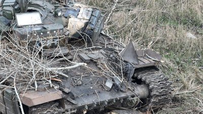 Нацгвардійці розбили колону російських окупантів на Донеччині