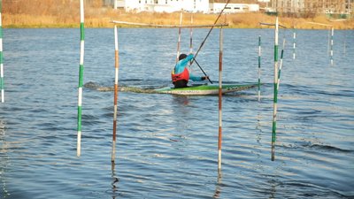 Вінницькі спортсмени готуються до обласного чемпіонату з веслувального слалому Вінницькі спортсмени готуються до обласного чемпіонату з веслувального слалому