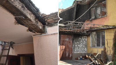 Будинок на вулиці Івана Похитонова у Кропивницькому, де 27 червня сталася пожежа