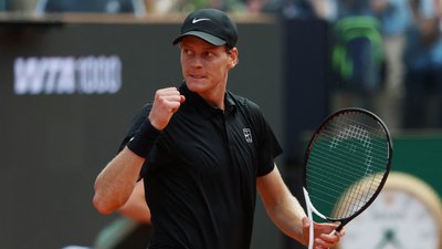 Яннік Сіннер на Мастерсі в Римі