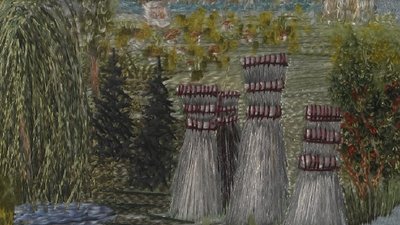 "Шевченкіана у вишитих полотнах" - виставку картин хмельничанки Ніни Гончарук відкрили в Тернополі