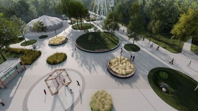 Такий вигляд матиме зона відпочинку після завершення ремонтних робіт.