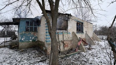 Наслідки російських влучань по Куп'янському району, лютий 2026 року
