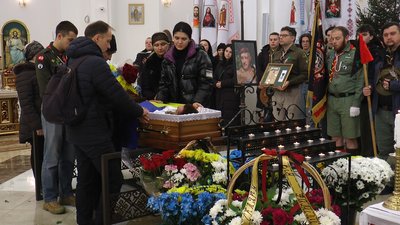 Похорон воїна-пластуна Захара Скляра Похорон воїна-пластуна Захара Скляра