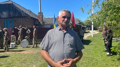 Петро Будзінський, родич бійця Олега Чипчура