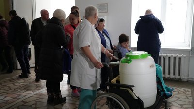 Лікарня у Харкові під час блекауту, 22 березня 2024 року Лікарня у Харкові під час блекауту, 22 березня 2024 року