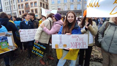 Харків'янка Христина Яжевська волонтерить за кордоном, Лейпциг, Німеччина Харків'янка Христина Яжевська волонтерить за кордоном, Лейпциг, Німеччина