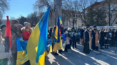 молебень, річниця війни, річниця повномасштабного вторгнення, тернопіль, алея незламні