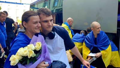 Світлану після обміну зустрів похресник, 14 серпня 2025 року