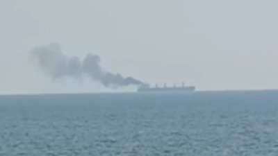 Судно, задимлення судна, корабель, Чорне моря