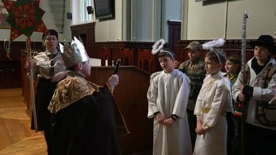З янголами, пастушками та Залужним: як закарпатські пластуни зіграли вертеп