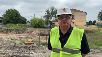 Будівництво укриття у ліцеї імені О. Цинкаловського у Володимирі