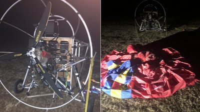 На Закарпатті прикордонники затримали аерошут та двох чоловіків, які ним керували
