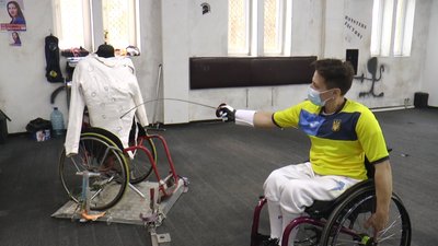 Закарпатська фехтувальниця Надія Дьолог представить Україну на паралімпійських іграх Закарпатська фехтувальниця Надія Дьолог представить Україну на паралімпійських іграх