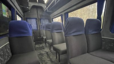 Салон маршрутного таксі, в якому виявили порушення, 8 листопада 2023 року Салон маршрутного таксі, в якому виявили порушення, 8 листопада 2023 року