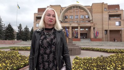 Вчителька Вікторія Щербак з Балаклії