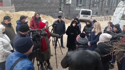 Жителі села на Тернопільщині протестували проти забудовника