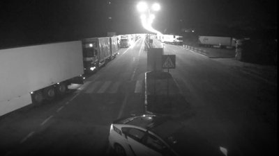 На пунктах пропуску з Польщею у Львівській області черги з вантажівок На пунктах пропуску з Польщею у Львівській області черги з вантажівок