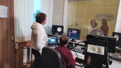 Гурт "Краяни" в студії Гурт "Краяни" в студії