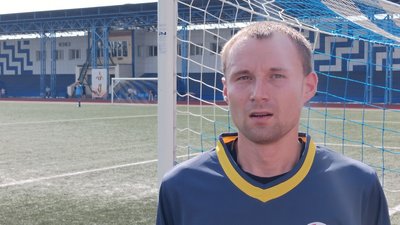 Дмитро Щоличков, капітан ФК "Явір". Фото: Суспільне Суми Дмитро Щоличков, капітан ФК "Явір". Фото: Суспільне Суми