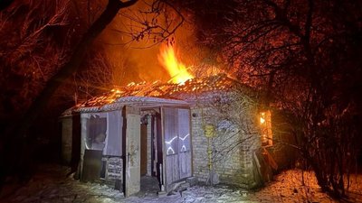 Пожежа в селі Селище