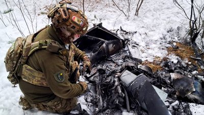 Безпілотник в лісі на Рівненщині