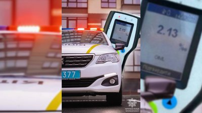 П'яного водія за порушення ПДР зупинили у Чернігові: наскільки алкоголь перевищив норму