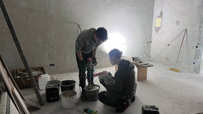 Ремонт у приміщенні майбутнього барбершопу Ремонт у приміщенні майбутнього барбершопу