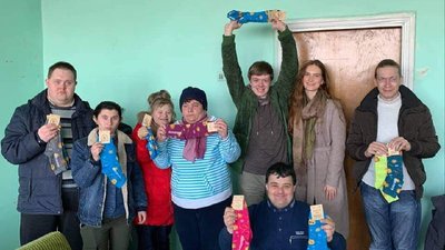Акцію "Кольорові шкарпетки" підтримали в Тернополі Акцію "Кольорові шкарпетки" підтримали в Тернополі