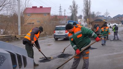 Ямковий ремонт вулиць у Чернівцях