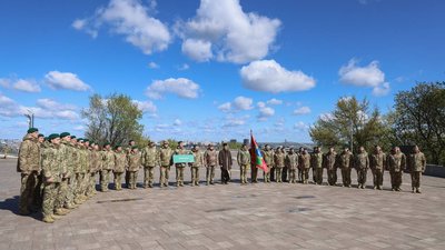 Алеї захисників України відкрили знак ДПСУ
