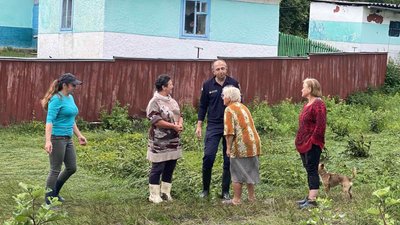 Зустріч із жителями села в Монастириській громаді Зустріч із жителями села в Монастириській громаді