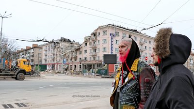 Зруйнований готель "Україна" Зруйнований готель "Україна"