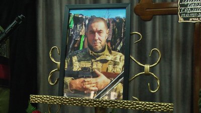 прощання з військомим Олегом Цимбалюком у Хмельницькому прощання з військомим Олегом Цимбалюком у Хмельницькому