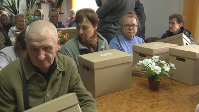 Вручили продуктові набори для підопічних Луцького терцентру соціального обслуговування Вручили продуктові набори для підопічних Луцького терцентру соціального обслуговування