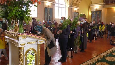 У Миколаєві віряни східного обряду святкують Вербну неділю