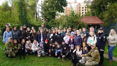 кінологічний центр, нацполіція, тернопільська область, екскурсія для школярів