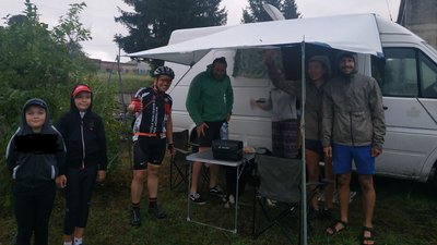 На Тернопільщину приїхали велотуристи з Франції На Тернопільщину приїхали велотуристи з Франції