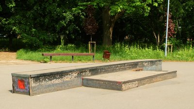 У Вінниці почали оновлювати скейтпарк, що в центральному парку У Вінниці почали оновлювати скейтпарк, що в центральному парку