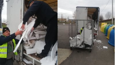 У Луцьку зібрали і здали на переробку ще 110 кілограмів пінопласту У Луцьку зібрали і здали на переробку ще 110 кілограмів пінопласту
